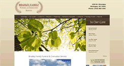 Desktop Screenshot of bradleyfuneralservice.com